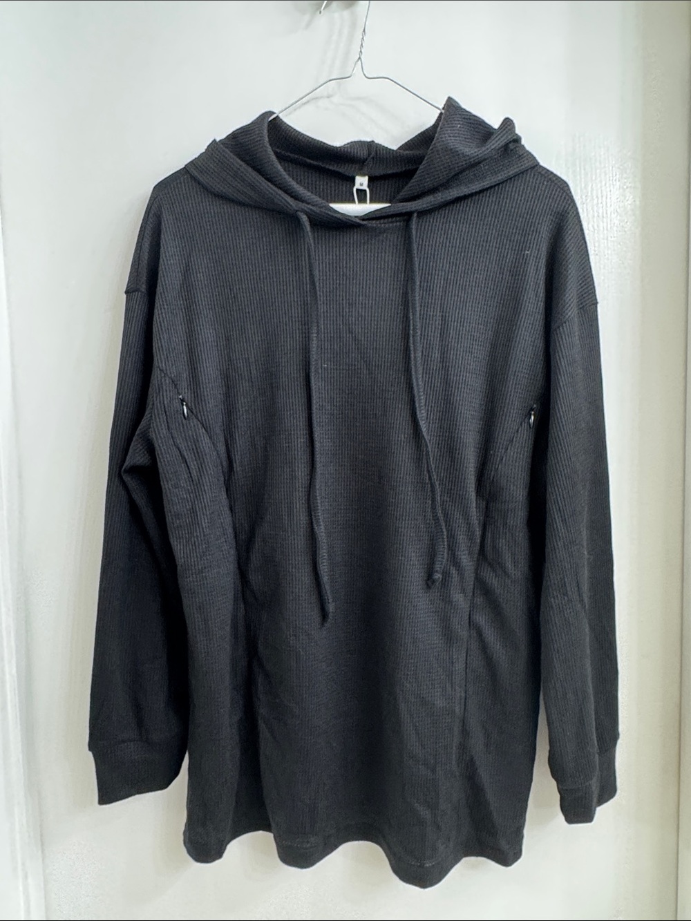 Nursing Hooded Long-Sleeve - Black